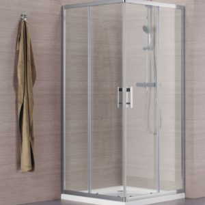 Parois douche accès d’angle 90cm